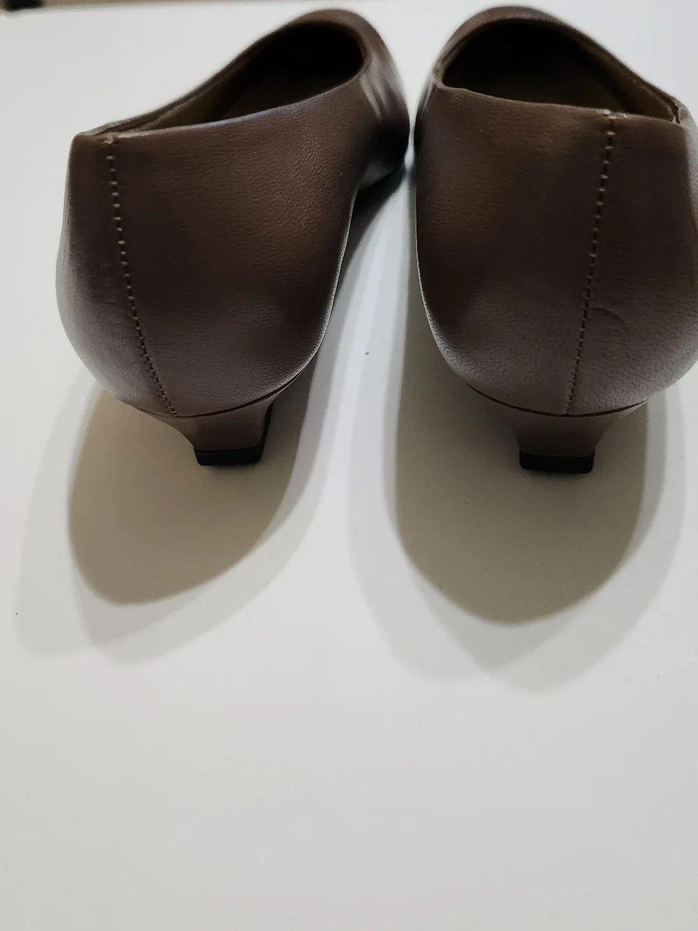 Easy Spirit Brown Slip-On Round-Toe Flats